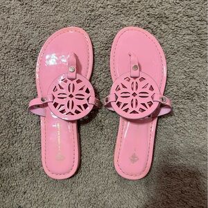 pink sandals
